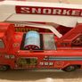Yonezawa Japan Tin Battery Operated Snorkle Fire Engine Mint in Box Image 6