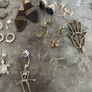 Vintage Sterling Silver Jewellery Lot Rings, Earrings, Pendant Tribal Pieces Image 2