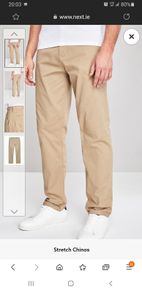 Brand new Next Tan Chino 44R mens trousers