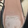 Womens CLARKS square toe block heels shoes sandals  blue leather Size UK 5.5 EU 38.5 Image 10