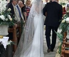 House of Delphine boho backless wedding dress