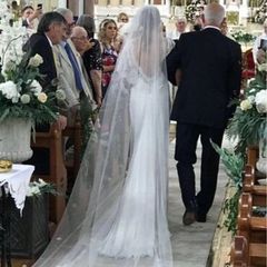 House of Delphine boho backless wedding dress