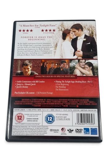 DVD the twilight saga breaking dawn part 1 Limited edition 2 disc  [2011]
