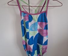 Speedo Starback Womens Swimsuit Green/Blue/Pink