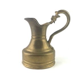 Vintage solid brass pitcher