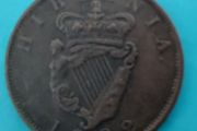 Ireland 1822 one penny  Extremely Fine condition