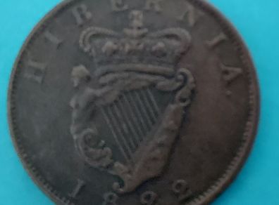 Ireland 1822 one penny  Extremely Fine condition