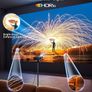 Smart Projector Compatible with Netflix/Disney/Live TV & 330 Rotatable] Mini Portable Projector 4K Auto Focus& 6D Keystone, PUTRIMS Native 1080p Projectors 30000Lumen Image 6