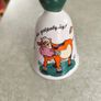 Vintage Porcelain, Souvenir Porcelain Bells, Collectible Bells Image 2