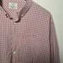 mens BARBOUR check shirt orange white Size XXL Image 3