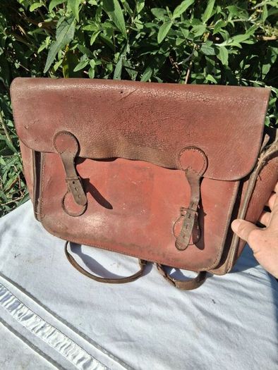 3 X  Quality Vintage Leather Satchels