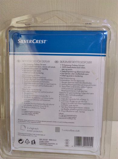 Samsung Galaxy S4 Mini Screen Protector x 2