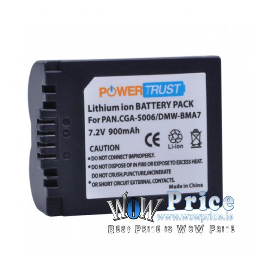 CGA-S006E / DMW-BMA7 Battery for Panasonic