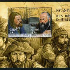 2007 Ireland Stampa Members Souvenir Flight of the Earls Miniature Sheet Overprinted for Stampa Mint Never Hinged (MNH)