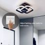 FREE EXPRESS SHIPPING LED Ceiling Light Small Square Creative Ceiling Lamp 3 Color Adjustable Modern Chandelier Lighting for Bedroom Kitchen Living Room 22W Image 6