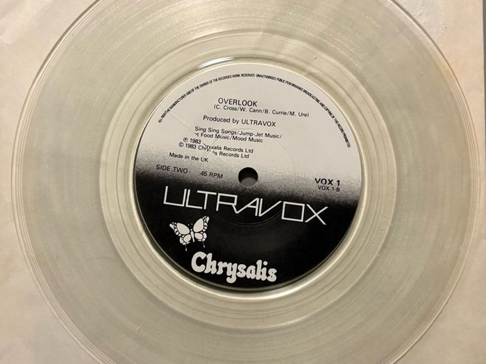Ultravox We Came To Dance Clear Vinyl With Rte Sound Library Sticker ...