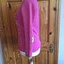 And Golf With Love Pink Yellow V Neck Wool Cashmere Blend Jumper size L Uk 14 Including Postage Image 5