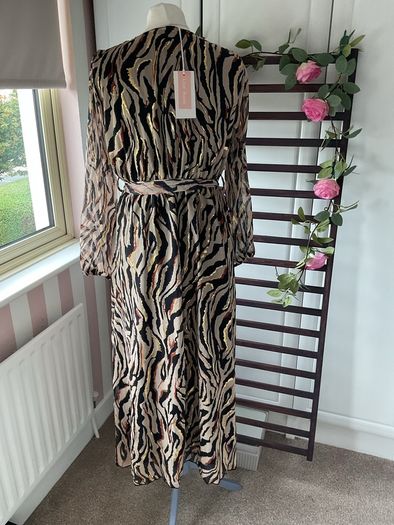 dress Bnwt animal print dress Lille rose brand s/medium wrap effect dress