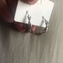 silver colour Earrings Image 5