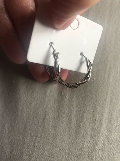 silver colour Earrings