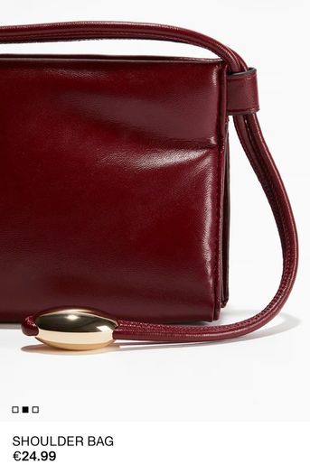 Burgundy Shoulder Bag - Brand New