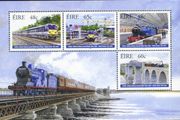 2005 Ireland 150th Anniversary of Dublin-Belfast Railway Commemorative Stamp Miniature Sheet Mint Never Hinged (MNH)