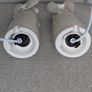 Pair of Verano Ceramic Angel Lamps - Heart Lights - Working Image 6