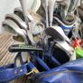 five golf bags and sixty nine clubs . ONE LOT ONLE. Image 9