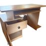 Modern Compact Desk with Drawers & Shelves Image 4