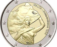 Malta 2 Euro Commemorative Coin 2014 - Independence. Uncirculated.