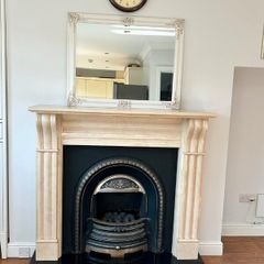 Marble fireplace