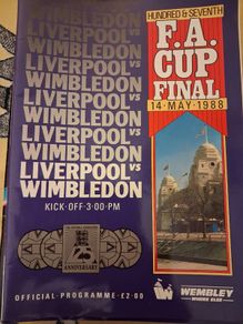 FA Cup Final 1988 - Liverpool v Wimbledon