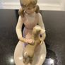 Annie Rowe figure girl brushing dog Image 2