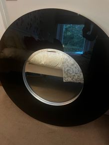 Large black mirror