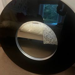 Large black mirror
