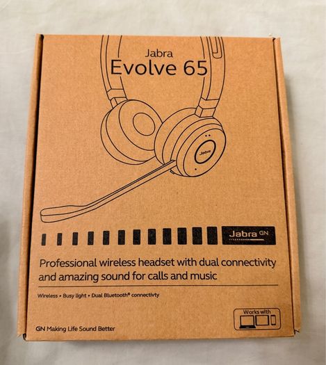 Jabra Evolve 65 UC Stereo headset