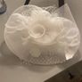 White Fascinator Image 6