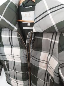 ladies green check Barbour jacket new size xl