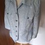 Beautiful Striped Blue Gelco Summer Jacket 12 Image 4