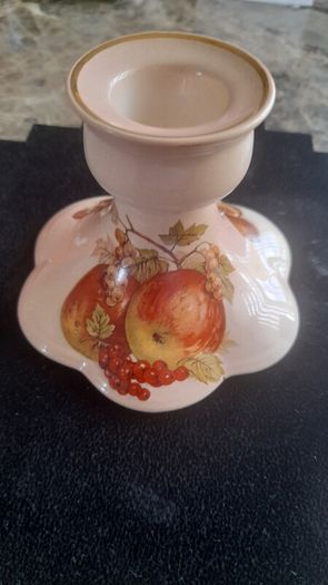 royal worcester pallisy candle stand