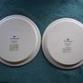 2 X Wedgwood Hand Painted Wooden Chargers - 13" Dia. - Factory Prototypes Image 2