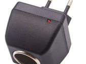 Cigarette Lighter Socket 240V Mains Plug to 12V DC Car Charger Power Adapter (European)