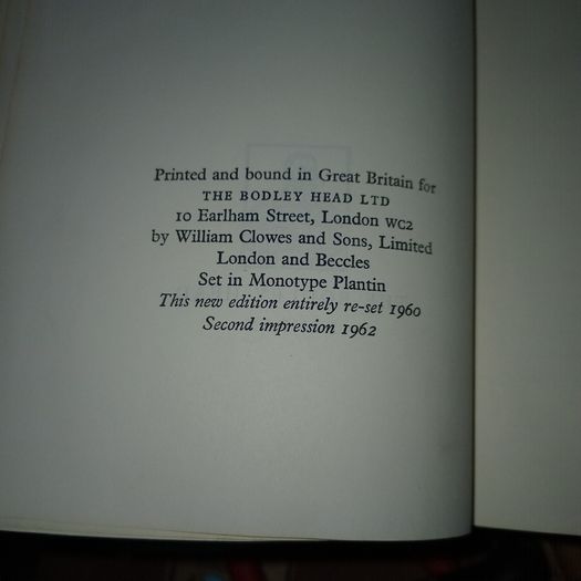 Ulysses by James Joyce 1962,The Bodley Head Publishers,,London.