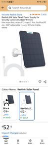 Reolink Solar Panel 2 6W for reolink security camera