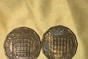 1964 &amp; 1967 Great Britain Pre-Decimal Threepence Coins