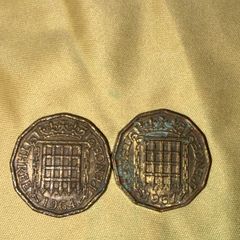 1964 & 1967 Great Britain Pre-Decimal Threepence Coins