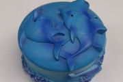Trinket box dolphins