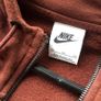 Mens Brown Nike Zip Through Hooded Jacket XL includes postage Image 3