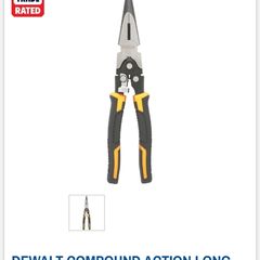 DeWalt 225mm Long Nose Pliers