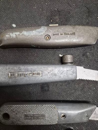 3 x Stanley Knife and Pad Saw